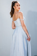 Load image into Gallery viewer, A-Line Shimmer Toned Gown #9800
