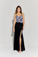 Load image into Gallery viewer, Sleeveless sheath/fitted silhouette with a floor-length skirt #9969
