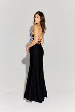 Load image into Gallery viewer, Sleeveless sheath/fitted silhouette with a floor-length skirt #9969
