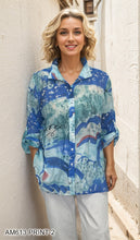 Load image into Gallery viewer, Lightweight Abstract Print Shirt – Collared Button-Up #AM613
