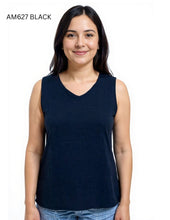 Load image into Gallery viewer, Casual Sleeveless V-Neck Top &amp; Straight Pants Set #AM627-628
