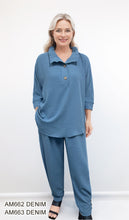 Load image into Gallery viewer, Casual Collared Knit Top &amp; Pants Matching Set #AM662-663
