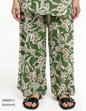 Load image into Gallery viewer, Printed Button-Up Resort Two-Piece Set #AM666-667
