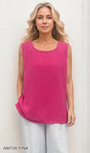 Load image into Gallery viewer, Relaxed Fit Sleeveless Tank Top #AM708
