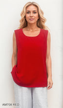 Load image into Gallery viewer, Relaxed Fit Sleeveless Tank Top #AM708
