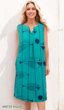 Load image into Gallery viewer, Fish Motif Sleeveless Dress #AM729
