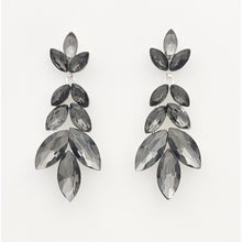 Load image into Gallery viewer, Cascading Marquise Leaf Crystal Chandelier Earrings #E6559
