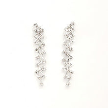 Load image into Gallery viewer, Elegant Multi-Layer Crystal Rhinestone Necklace &amp; Matching Dangle Earrings Set #6628
