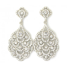 Load image into Gallery viewer, Luxury Teardrop Filigree Rhinestone Chandelier Earrings #E7057
