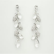 Load image into Gallery viewer, Elegant Crystal Leaf Vine Cascade Chandelier Earrings #E7127
