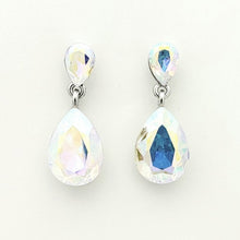 Load image into Gallery viewer, Elegant Double Teardrop Crystal Dangle Earrings #E7132

