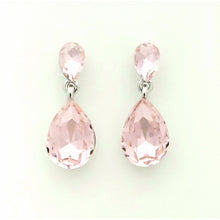Load image into Gallery viewer, Elegant Double Teardrop Crystal Dangle Earrings #E7132
