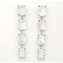 Load image into Gallery viewer, Elegant 4-Tier Rectangular Drop Earrings #E7139
