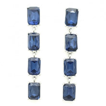Load image into Gallery viewer, Elegant 4-Tier Rectangular Drop Earrings #E7139
