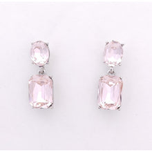 Load image into Gallery viewer, Statement Oval &amp; Rectangle Drop Earrings #E7150
