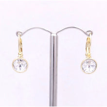 Load image into Gallery viewer, Elegant Crystal Leverback Drop Earrings #E7158
