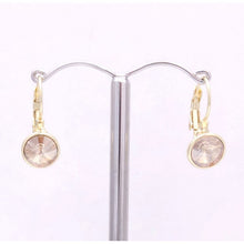Load image into Gallery viewer, Elegant Crystal Leverback Drop Earrings #E7158
