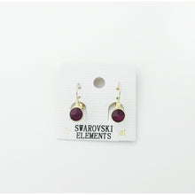 Load image into Gallery viewer, Swarovski Round Crystal Drop Earrings #E7159
