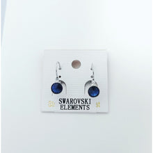 Load image into Gallery viewer, Swarovski Round Crystal Drop Earrings #E7159
