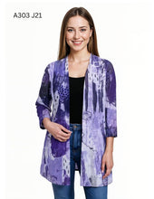 Load image into Gallery viewer, A highly artistic, print-heavy collection focused on lightweight layering pieces #A303
