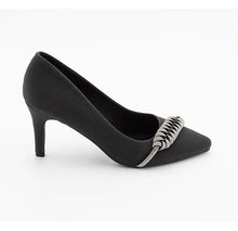 Load image into Gallery viewer, Crystal Braided Knot Pointed Toe Stiletto Pumps #GHM-2
