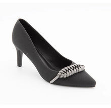 Load image into Gallery viewer, Crystal Braided Knot Pointed Toe Stiletto Pumps #GHM-2
