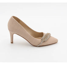 Load image into Gallery viewer, Crystal Braided Knot Pointed Toe Stiletto Pumps #GHM-2
