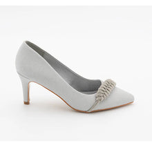 Load image into Gallery viewer, Crystal Braided Knot Pointed Toe Stiletto Pumps #GHM-2
