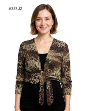 Load image into Gallery viewer, Lightweight, semi-sheer mesh bolero-style wrap jackets #A357
