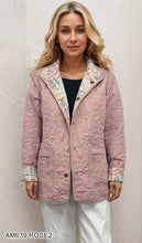 Load image into Gallery viewer, Quilted Reversible Button-Up Jacket #AM639
