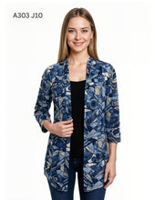 Load image into Gallery viewer, A highly artistic, print-heavy collection focused on lightweight layering pieces #A303
