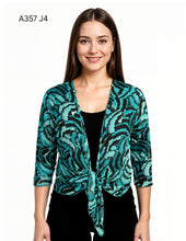Load image into Gallery viewer, Lightweight, semi-sheer mesh bolero-style wrap jackets #A357
