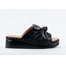 Load image into Gallery viewer, Stylish Bow Knot Platform Slides with Braided Sole #VSC-3
