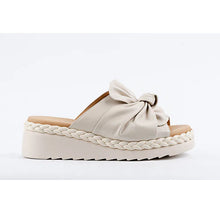 Load image into Gallery viewer, Stylish Bow Knot Platform Slides with Braided Sole #VSC-3

