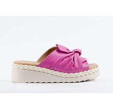 Load image into Gallery viewer, Stylish Bow Knot Platform Slides with Braided Sole #VSC-3
