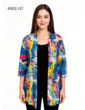 Load image into Gallery viewer, A highly artistic, print-heavy collection focused on lightweight layering pieces #A303
