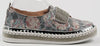 Round toe flat shoe, crystal accent, removable LATEX FOAM insole, flexible rubber outsole #LCC-5A