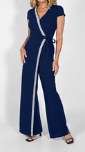 Load image into Gallery viewer, Elegant wrap-style jumpsuit (one-piece outfit) #232154
