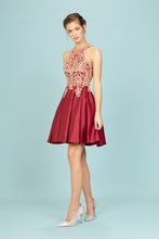 Load image into Gallery viewer, Paisley Halter Neck Aline
