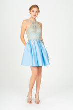 Load image into Gallery viewer, Paisley Halter Neck Aline
