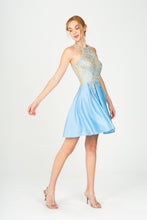 Load image into Gallery viewer, Paisley Halter Neck Aline
